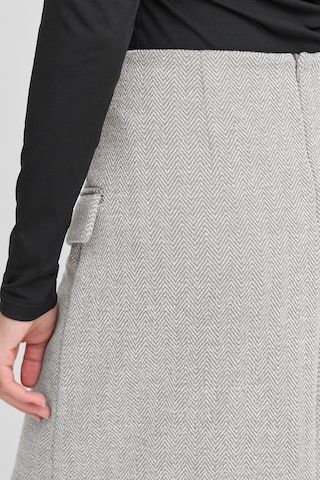 ICHI - Falda ' KATE ' en gris