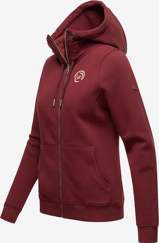 MARIKOO Zip-Up Hoodie 'Setsunaa' in Red