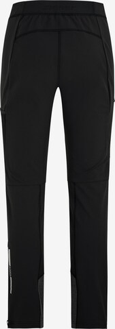ZIENER Regular Workout Pants 'NEVINIA' in Black