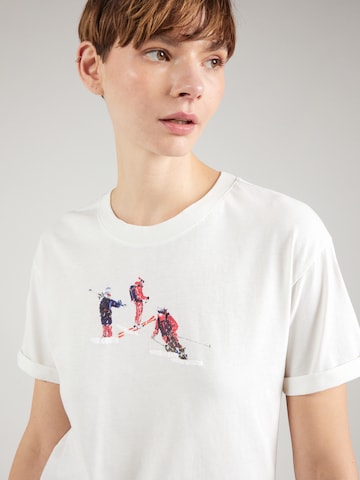 Maloja Sportshirt 'Schlarigna' in Weiß