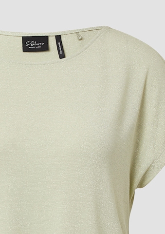 T-shirt s.Oliver BLACK LABEL en vert