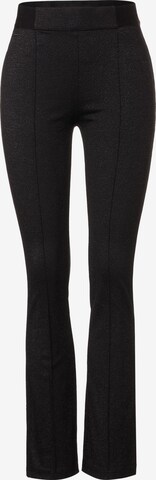 STREET ONE Boot cut Pants in Black: front