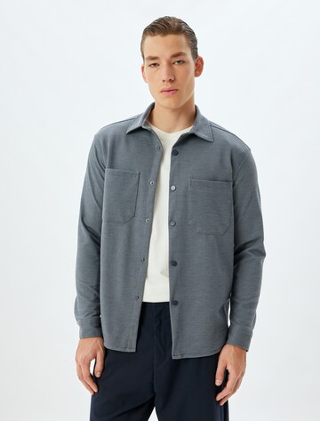 Koton Regular Fit Hemd in Blau: Vorderseite
