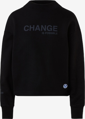 North Sails Athletic Sweatshirt in Black: front