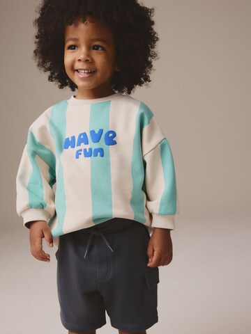 Next Sweatshirt und Shorts Set in Blau