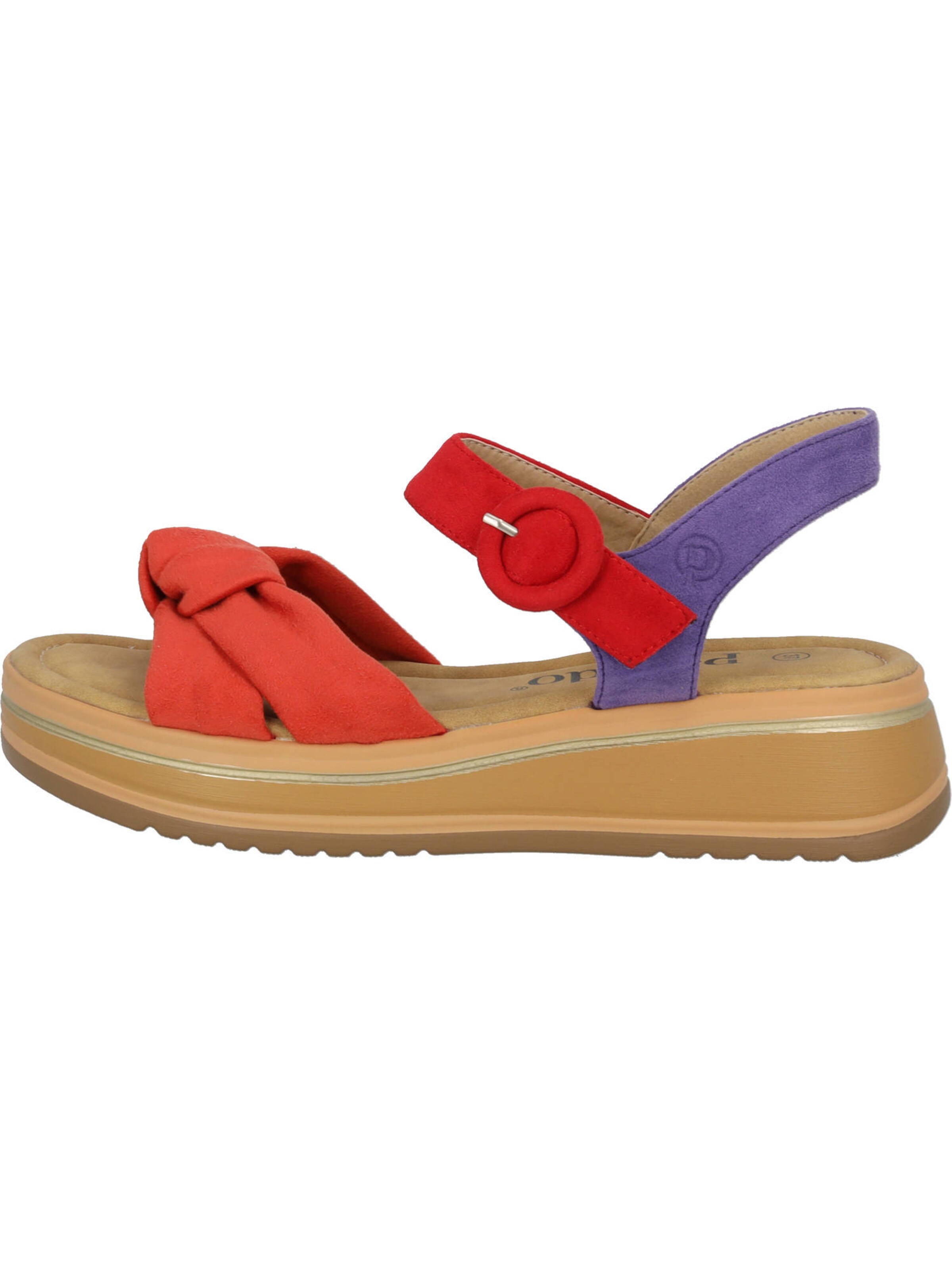 Palado Strap sandal 'Ebelli' in Red: front