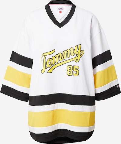 Tommy Jeans Sweatshirt 'Collegiate' in gelb / schwarz / weiß, Produktansicht