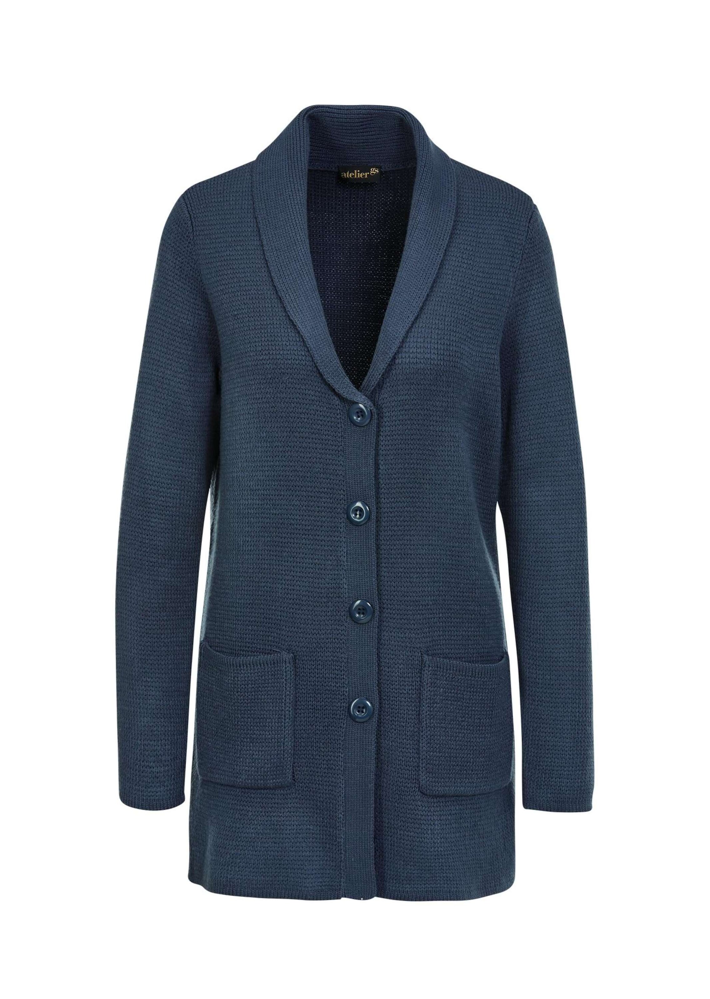 Goldner Knit cardigan in Blue: front