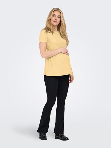 Only Maternity - Camiseta 'MALAYA' en amarillo