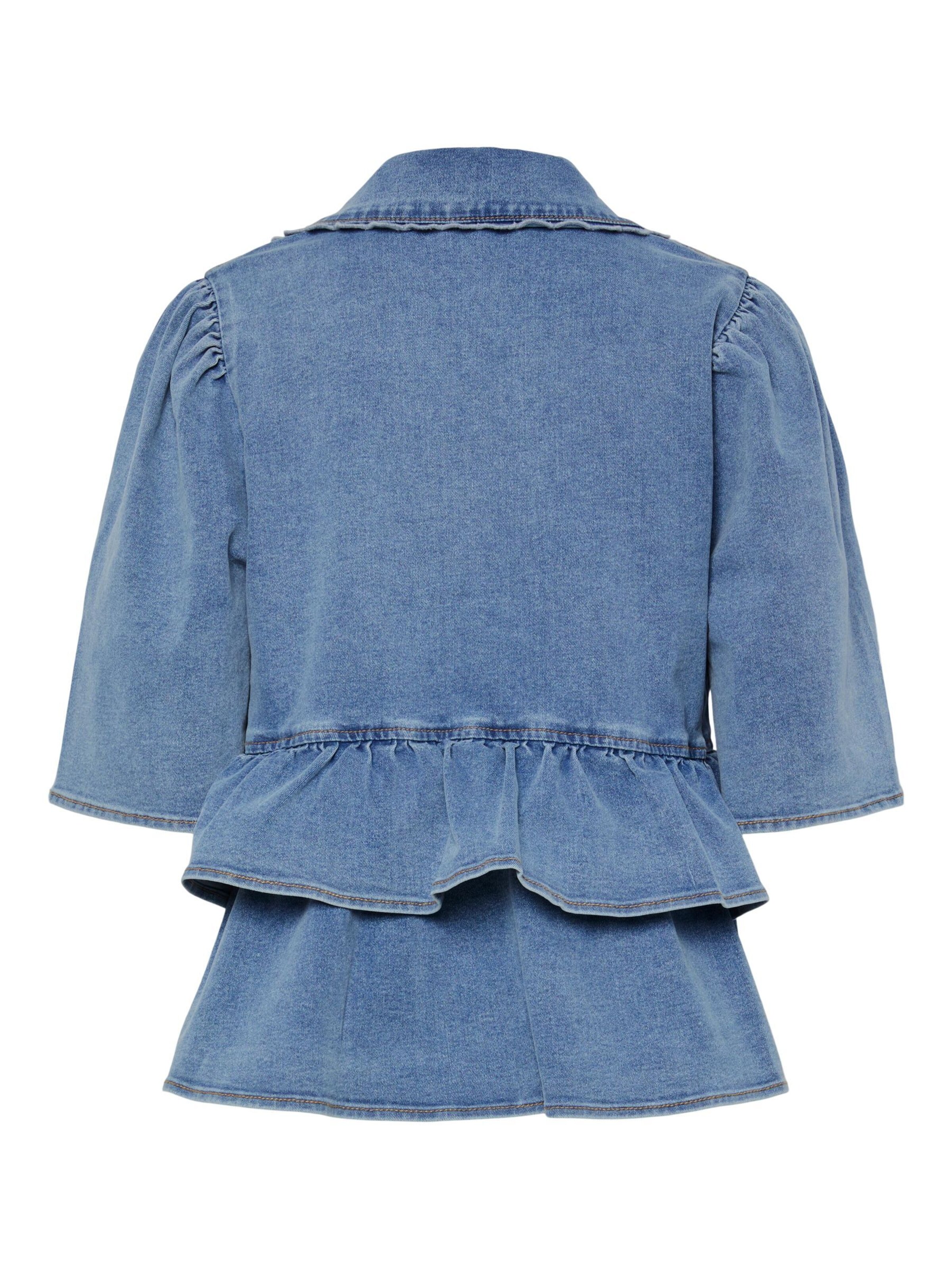 YAS Bluse 'YASScala' i blå