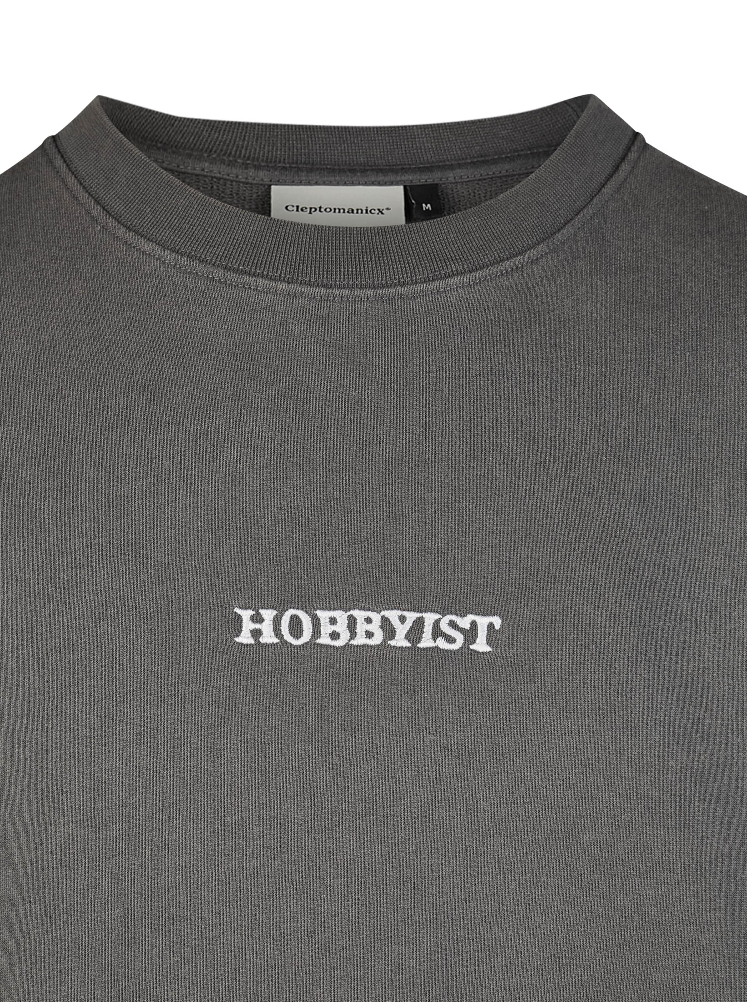Cleptomanicx Sweatshirt 'Hobby' in Grey