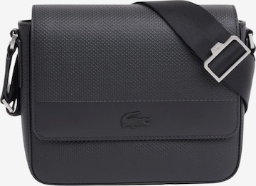 LACOSTETorba preko ramena 'Lacoste Sacoches messenger Chantaco cuir Noir' - crna boja: prednji dio