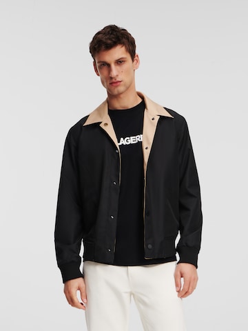 Karl Lagerfeld Jacke in Schwarz: predná strana