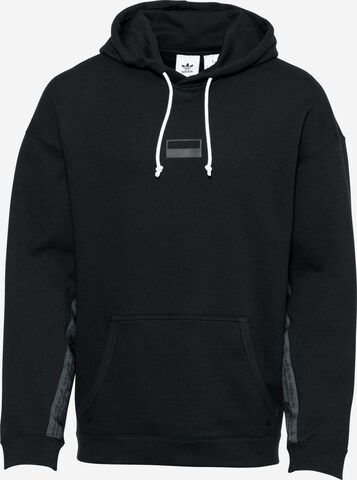 ADIDAS ORIGINALS Sweatshirt in Black: front