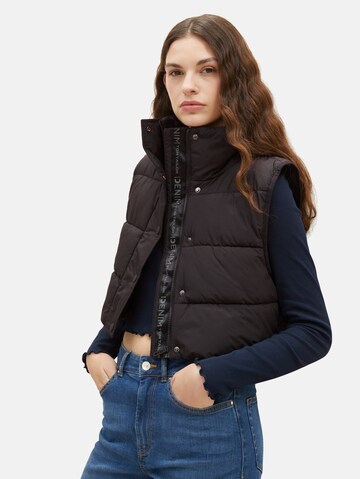 TOM TAILOR DENIM Bodywarmer in Zwart