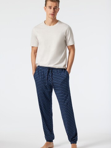 SCHIESSER Pajama Pants 'Mix & Relax' in Blue