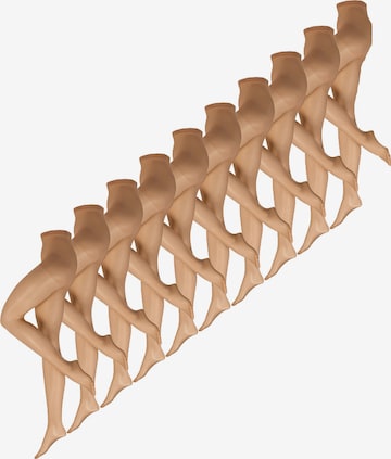 Nur Die Fine tights in Beige: front