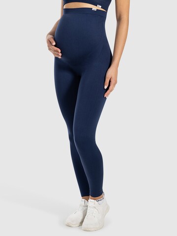Coupe slim Leggings ' Lorraine ' Smilodox en bleu : devant