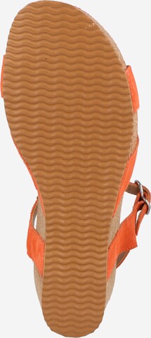 Sandale cu baretă de la BULLBOXER pe portocaliu
