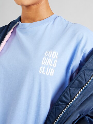 PIECES Oversized shirt 'PCGRAF' in Blue