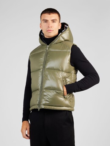 SAVE THE DUCK Vest 'Dexter' in Green: front