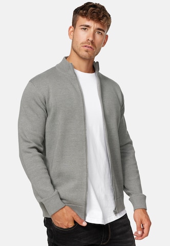 INDICODE JEANS Pullover 'Marco' in Grau: predná strana