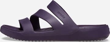 Crocs Mule in Purple: front