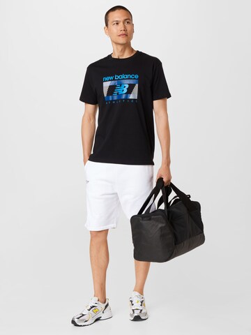 new balance T-Shirt in Schwarz