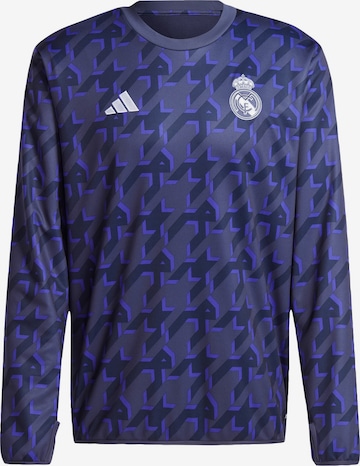 T-Shirt fonctionnel 'Real Madrid Pre-Match' ADIDAS PERFORMANCE en bleu : devant