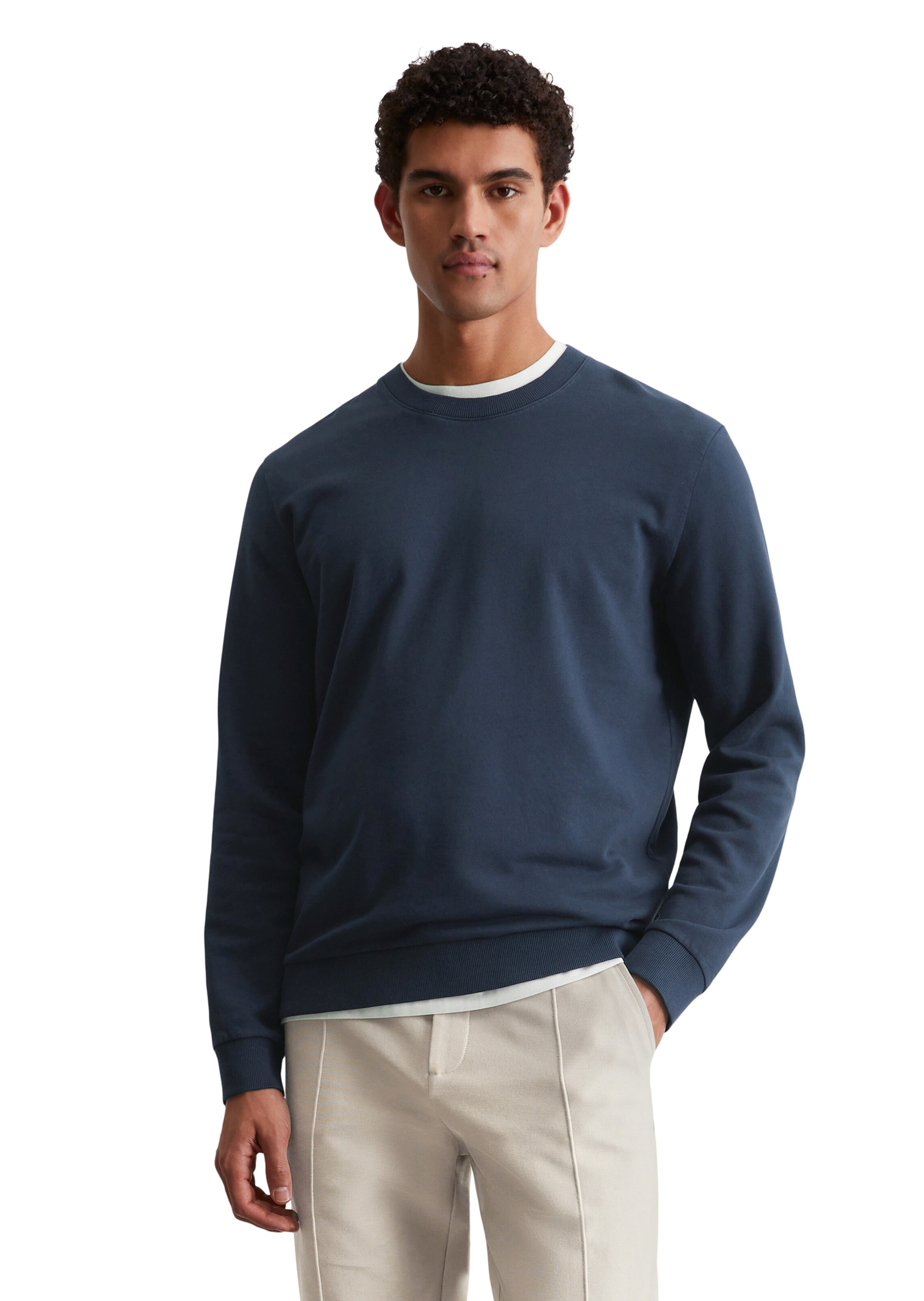Marc O'Polo Sweatshirt in Blue: front