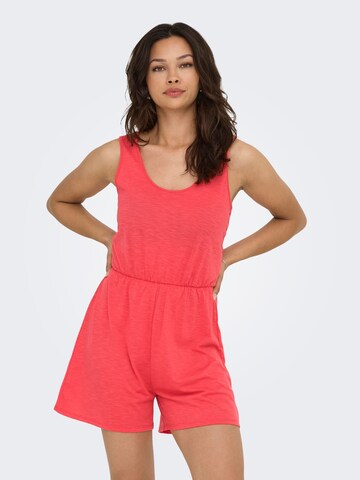 Combinaison 'Dora' JDY en rouge : devant