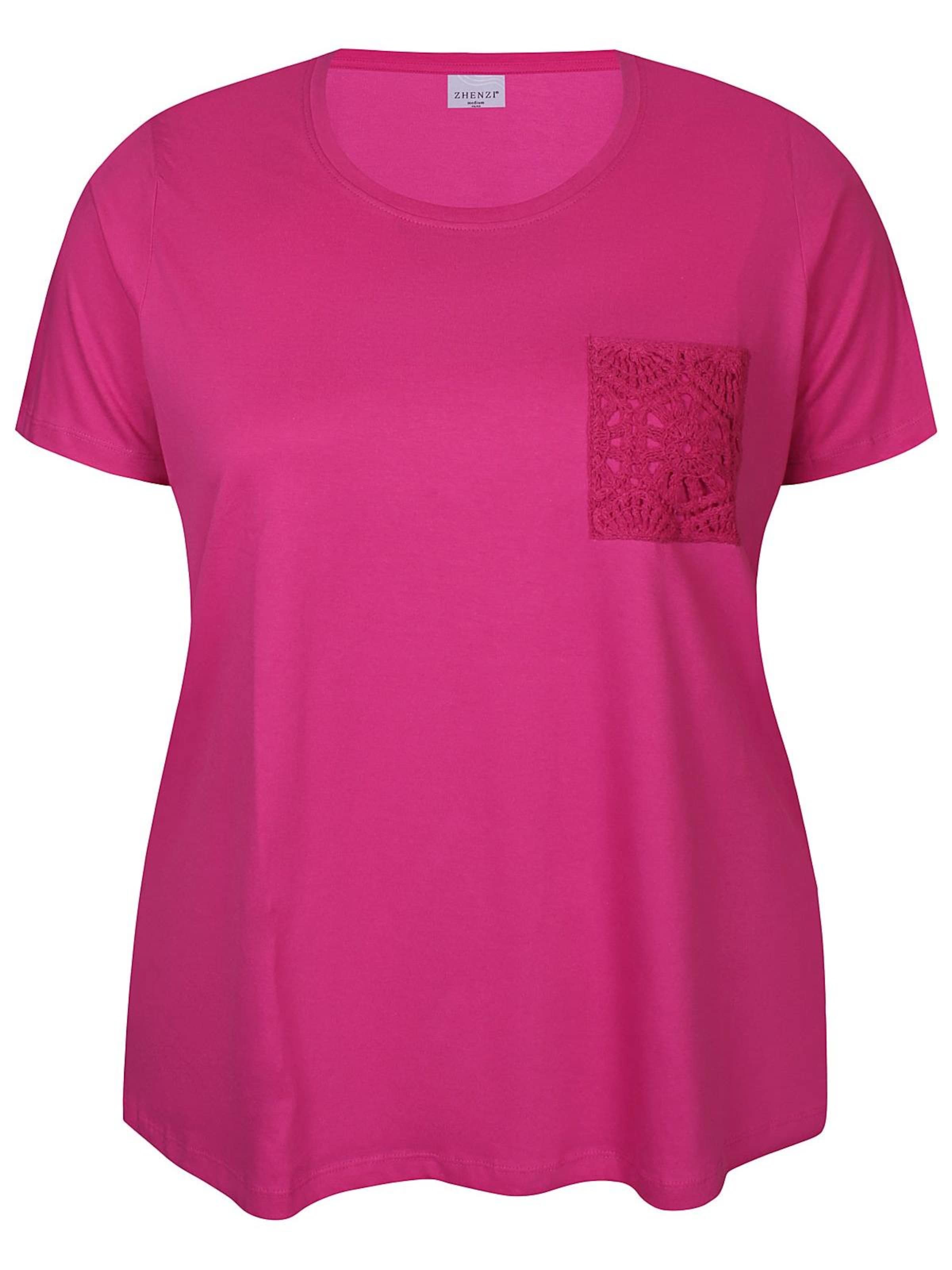 Zhenzi Shirt 'Carla' in Roze: voorkant