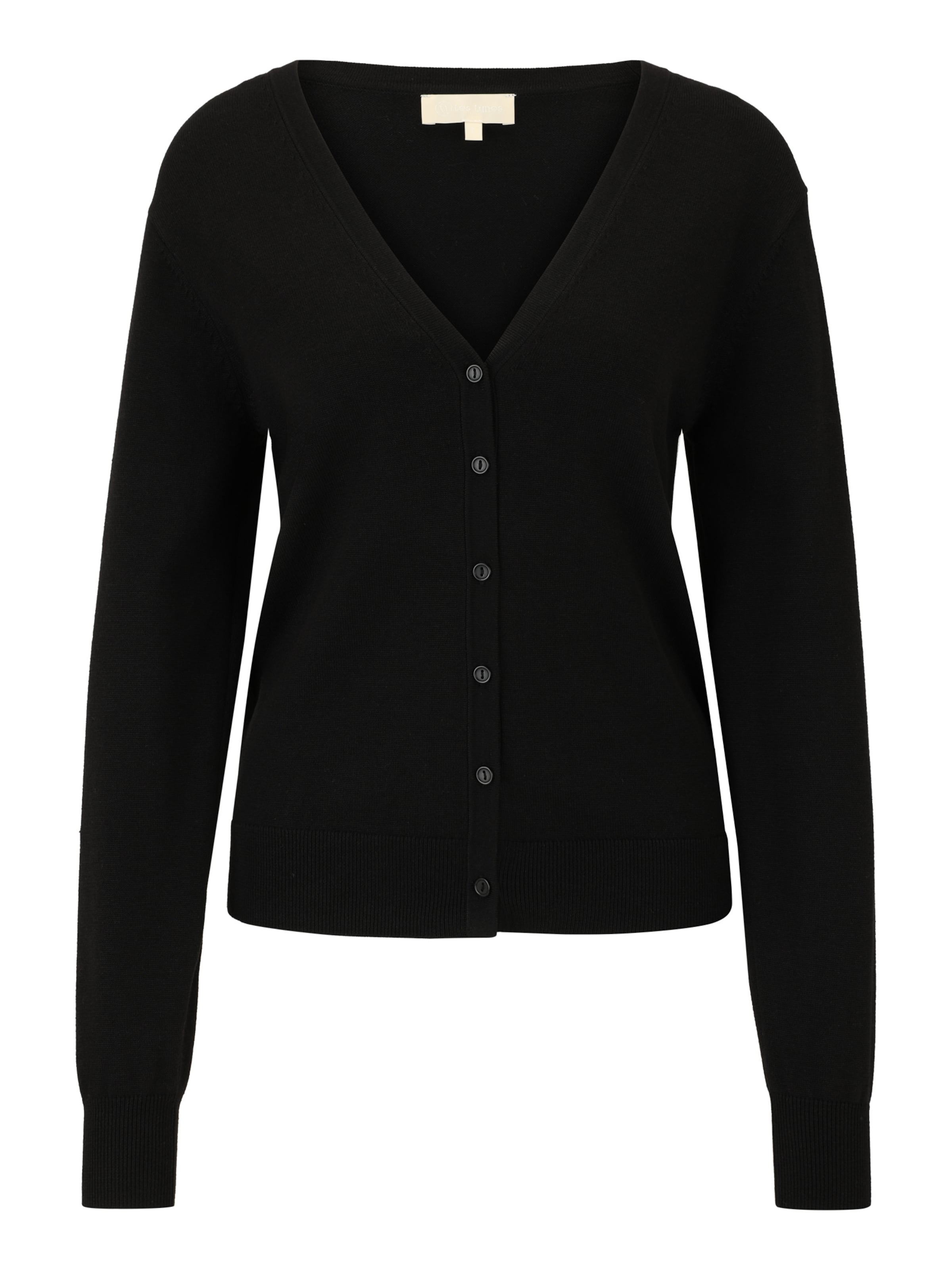 Cardigan 'Katiie' Les Lunes en noir : devant