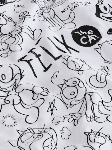 Next Футболка 'Felix The Cat' в Белый