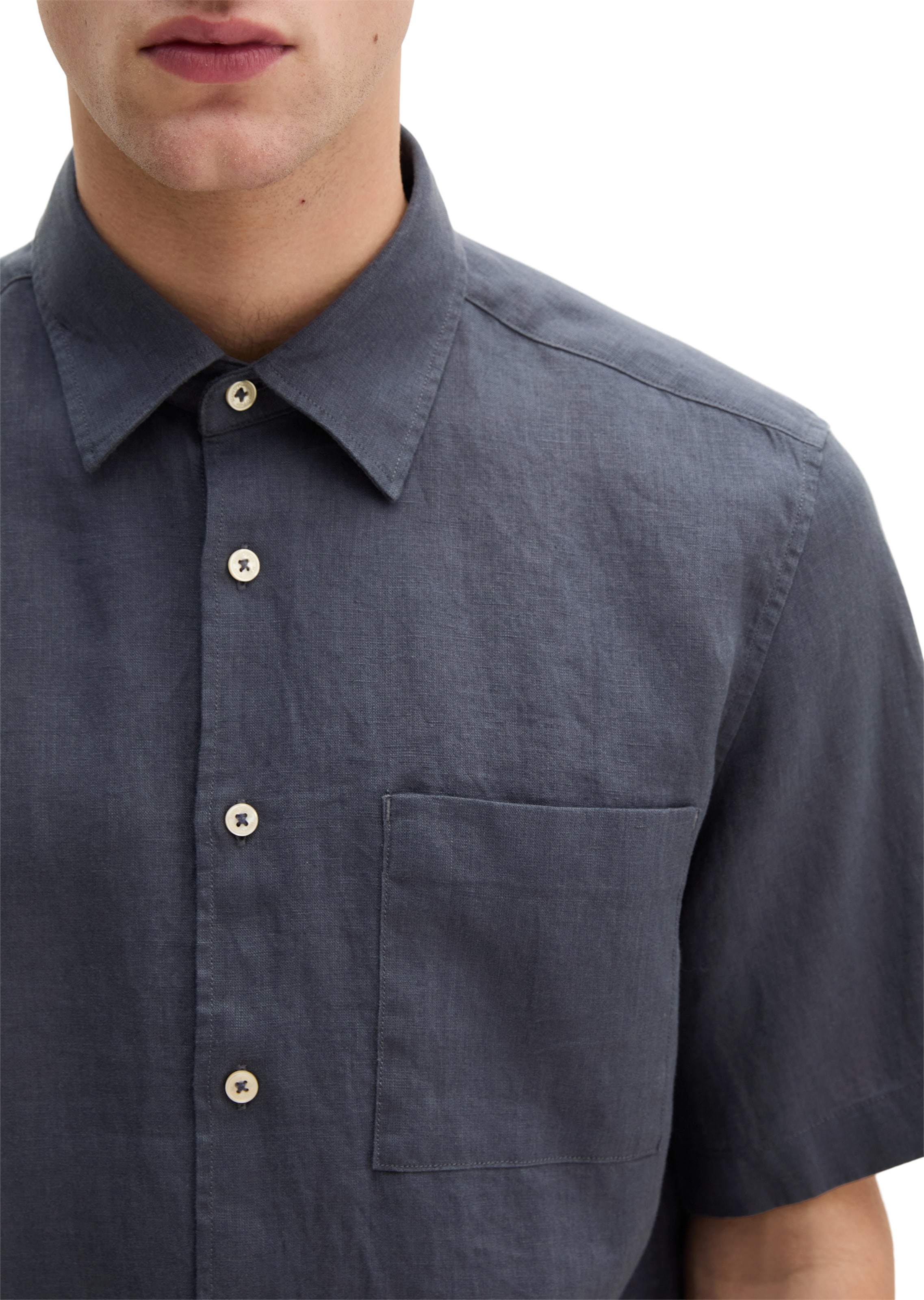 Fit confort Chemise Marc O'Polo en gris