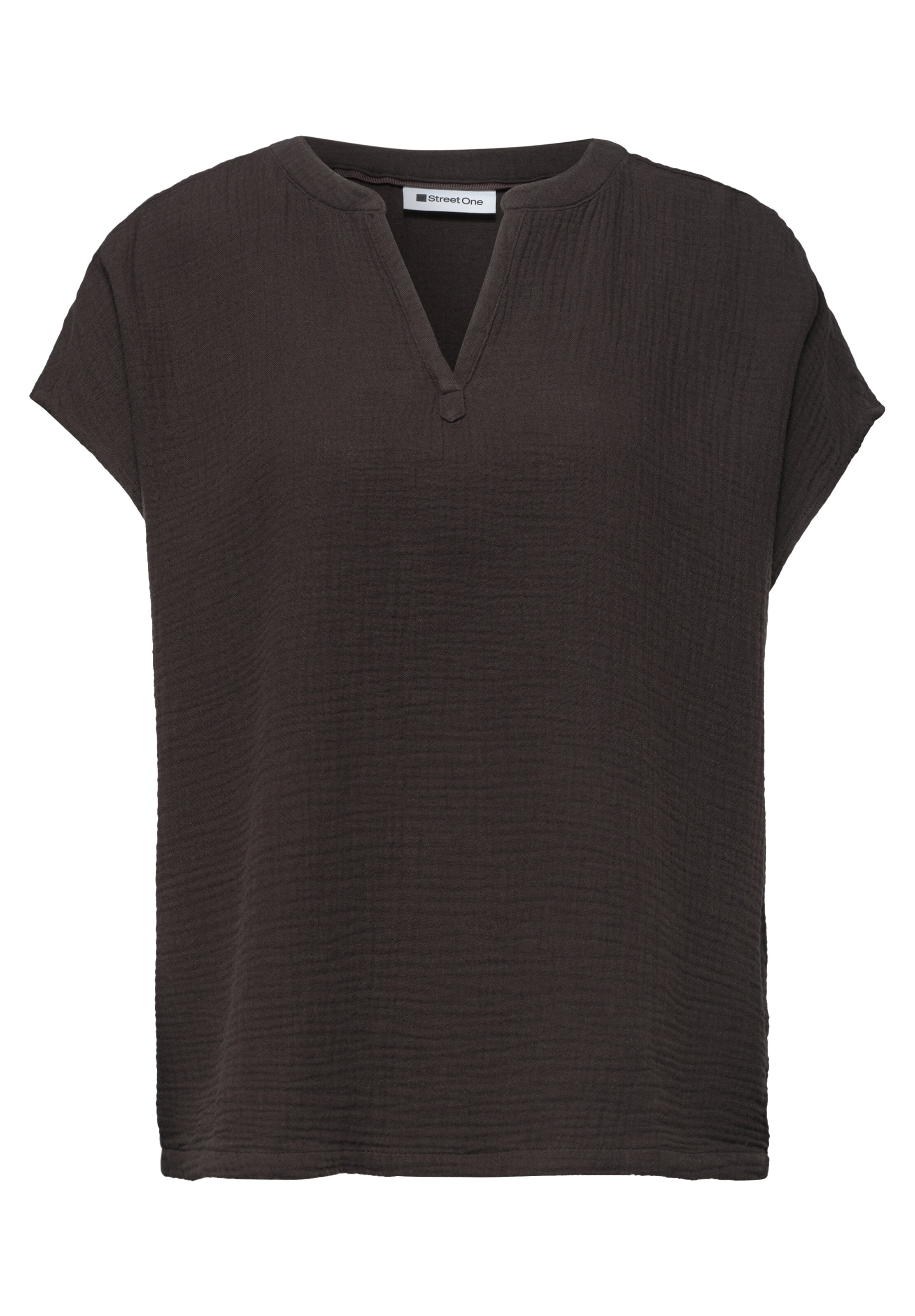 STREET ONE Bluse in Braun: Vorderseite