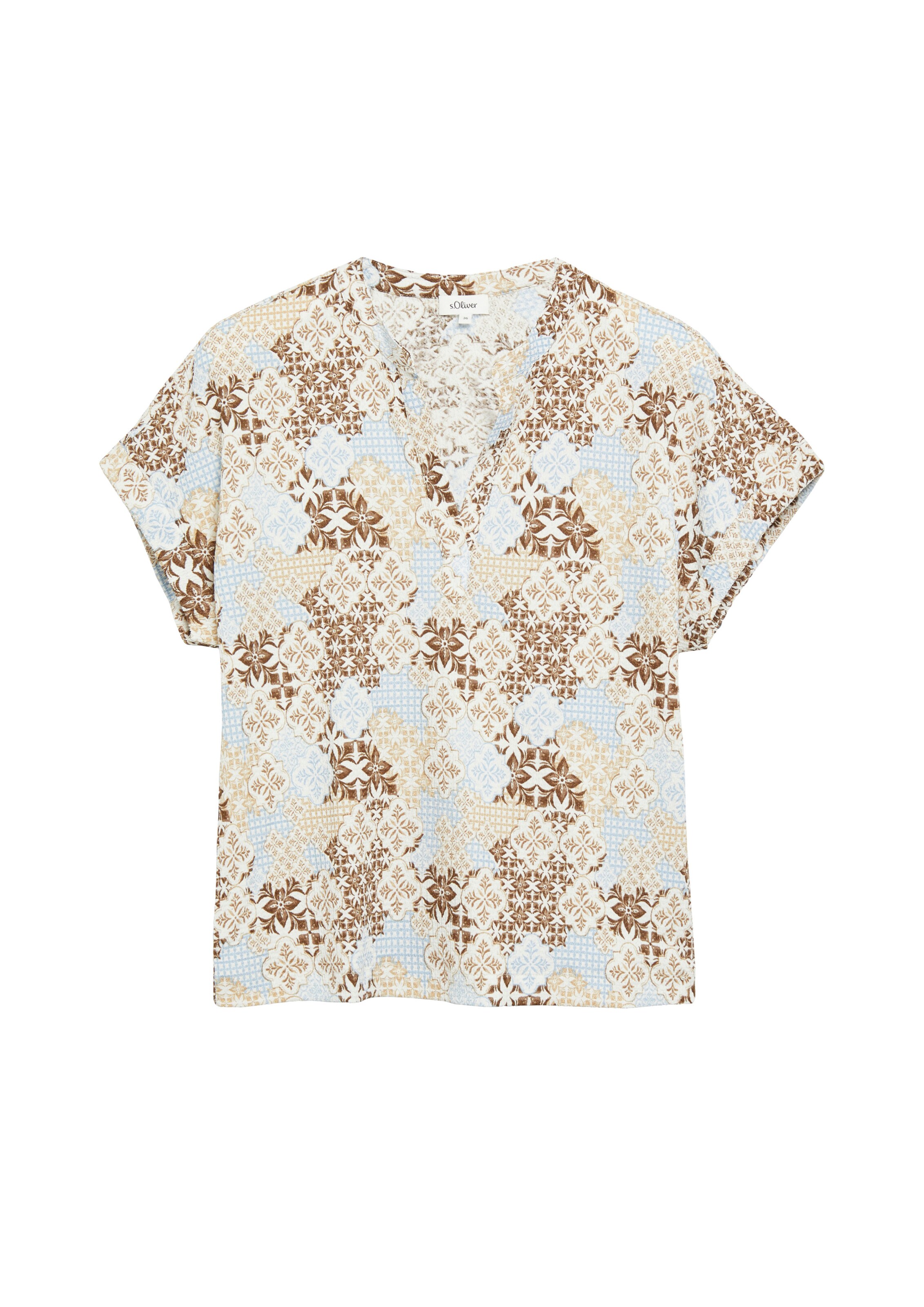 s.Oliver Blouse in Gemengde kleuren: voorkant