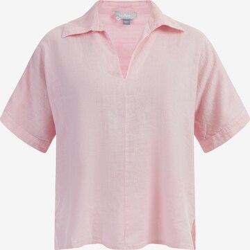 Usha Bluse i rosa: forside