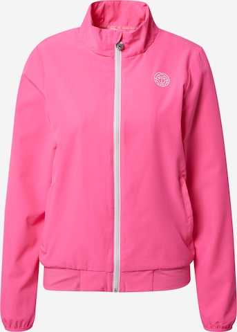 BIDI BADU Athletic Jacket in Pink: front