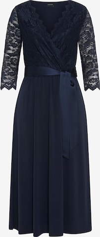 LAURA SCOTT Evening Dress in Blue: front