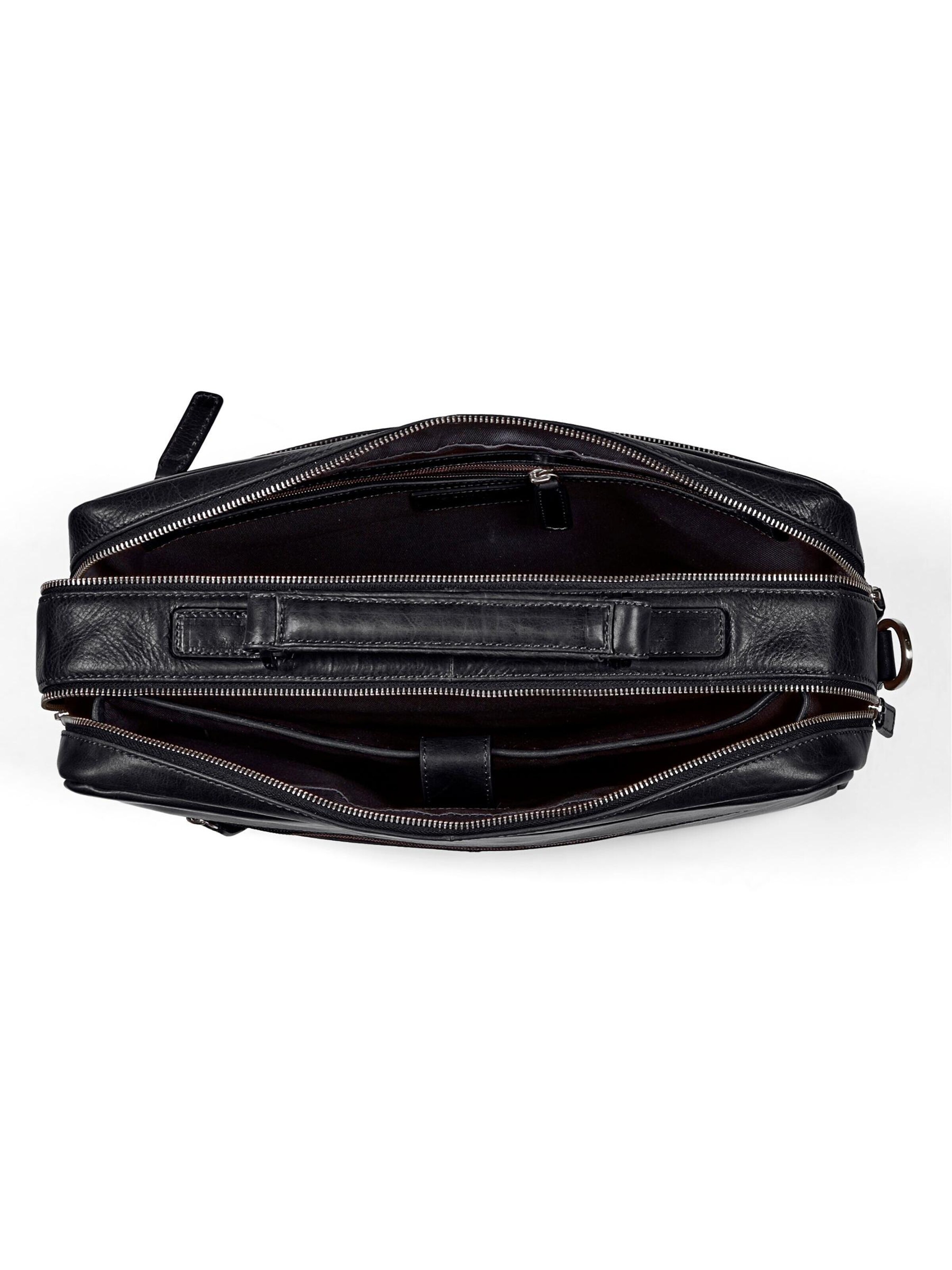 Borsa per laptop 'Briefcase Bag Damien Black' di Howard London in nero