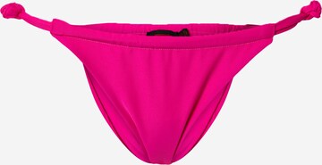 Pantaloncini per bikini di Misspap in rosa: frontale
