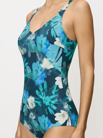 Bustier Maillot de bain ' Summer Fleur ' TRIUMPH en bleu