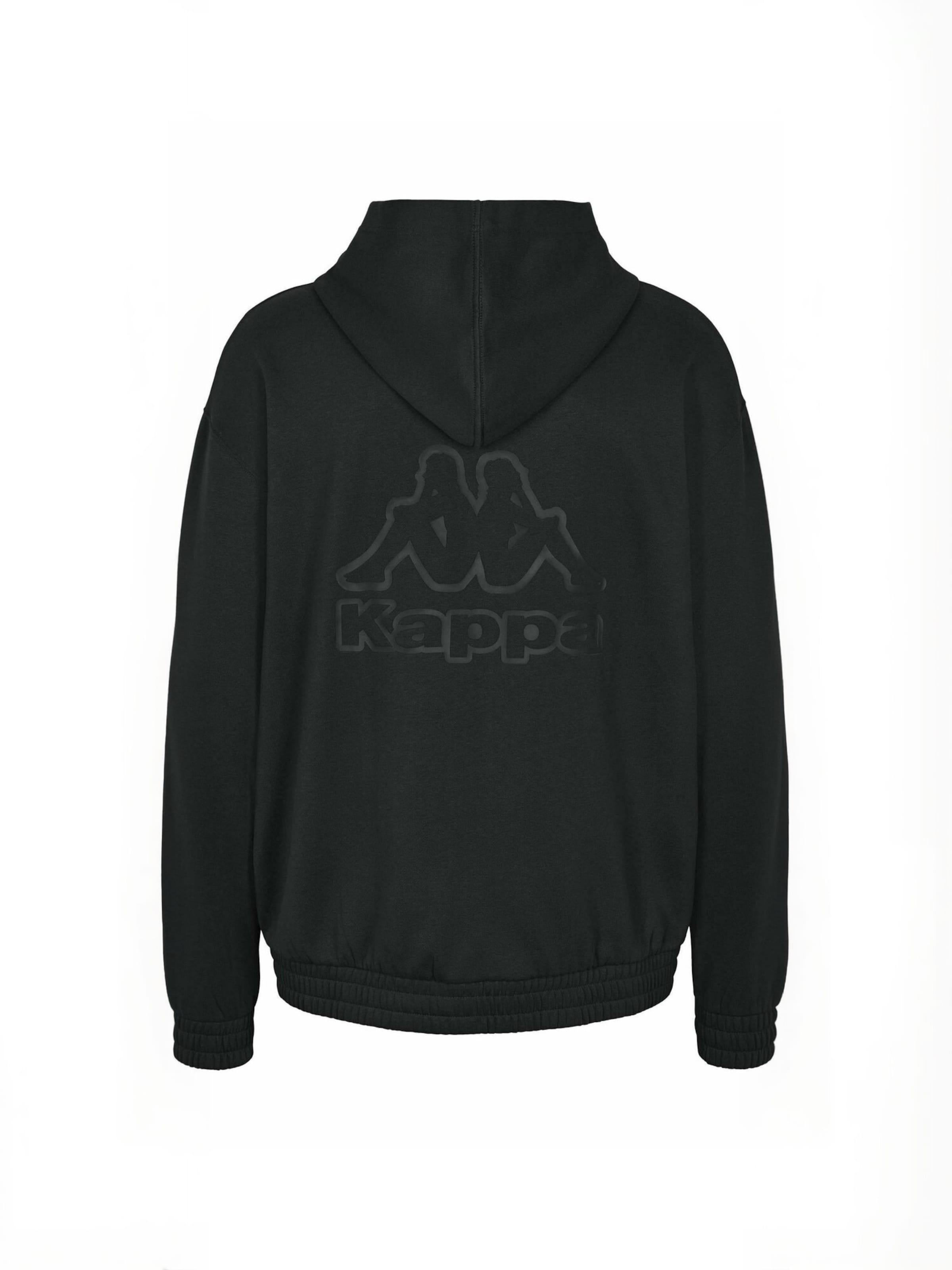 KAPPA Trui ' Logo Soju ' in Zwart: terug