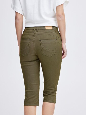 Slimfit Pantaloni 'PZROSITA' di PULZ Jeans in verde