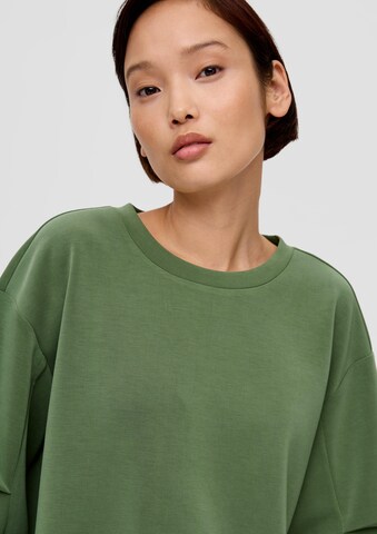 Sweat-shirt s.Oliver en vert