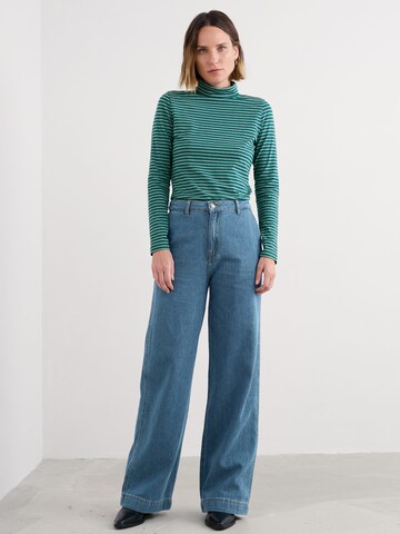 Seasalt Cornwall Shirt 'Landing' in Groen