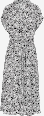 FELIPA Shirt dress in Black: front