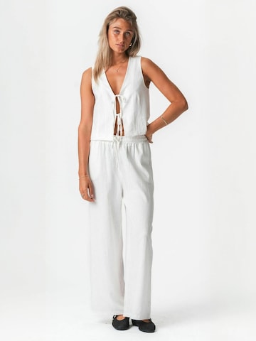 TEESHOPPEN Vest ' Hoer ' in White