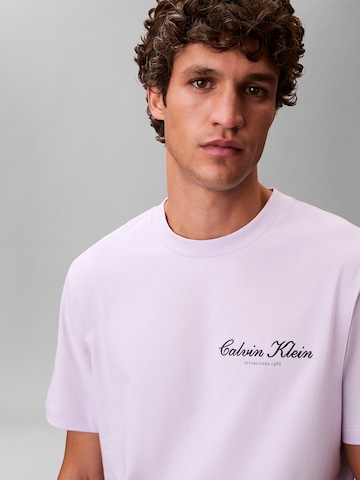 Regular T-Shirt '20S March' Calvin Klein Jeans en violet